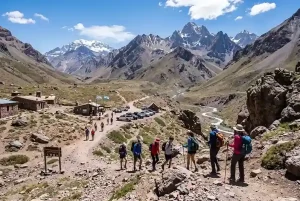Los Puquios En Verano Y Miradores Del Aconcagua